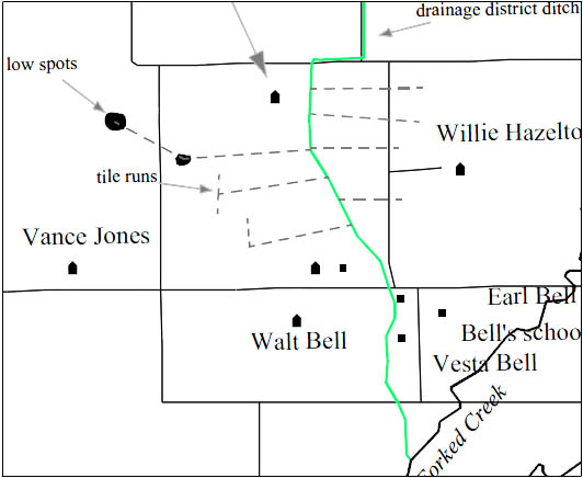 waterways near Johnston farm